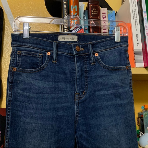 Madewell 10" High-Rise Skinny Jeans in Danny Wash: TENCEL Denim Edition Size 26 - Picture 7 of 10